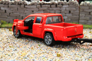 3543 Siku 155 Scale VW 4x4 pick up truck with tipping trailer