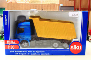 3549 Siku 1:50 Scale Mercedes-Benz Arocs Tipper Lorry BOX NOT 100%