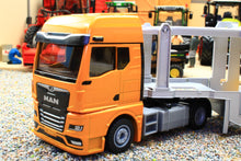 Load image into Gallery viewer, 3944 Siku 1:50 Scale MAN Articulated Car Transporter with 2 sports cars