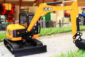 43013 BRITAINS JCB MIDI DIGGER 86C-1 ON TRACKS