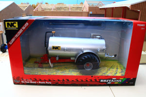 43238 Britains NC Fieldside Slurry Tanker 2019 In Silver BOX NOT 100%