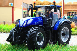 43341 Britains New Holland T7.300 Blue Power 4Wd Tractor New! Tractors And Machinery (1:32 Scale)