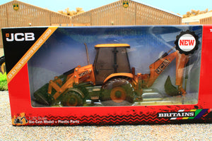 43343(w) Weathered Britains 3CX Sitemaster Plus Backhoe Loader