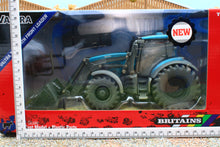 Load image into Gallery viewer, 43352(w) Weathered Britains Valtra T234 Tractor with Front Loader DUSTY EFFECT