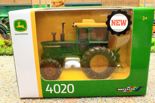 43362(w) Weathered Britains John Deere 4020 Tractor with Cab