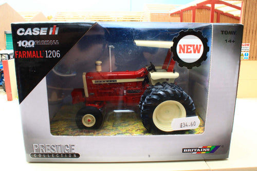 43363 Britains 132 Scale IH Farmall 1206 2WD Tractor with Duals Limited Edition Prestige Model BOX NOT 100%