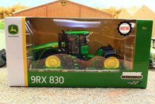 Load image into Gallery viewer, 43399 Britains 1:32 Scale  John Deere 9RX 830 Prestige Tractor on tracks