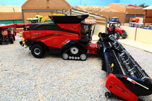 Load image into Gallery viewer, 43404 Britains 1:32 scale Prestige CASE IH AF10 Combine Harvester WITH 2 HEADERS