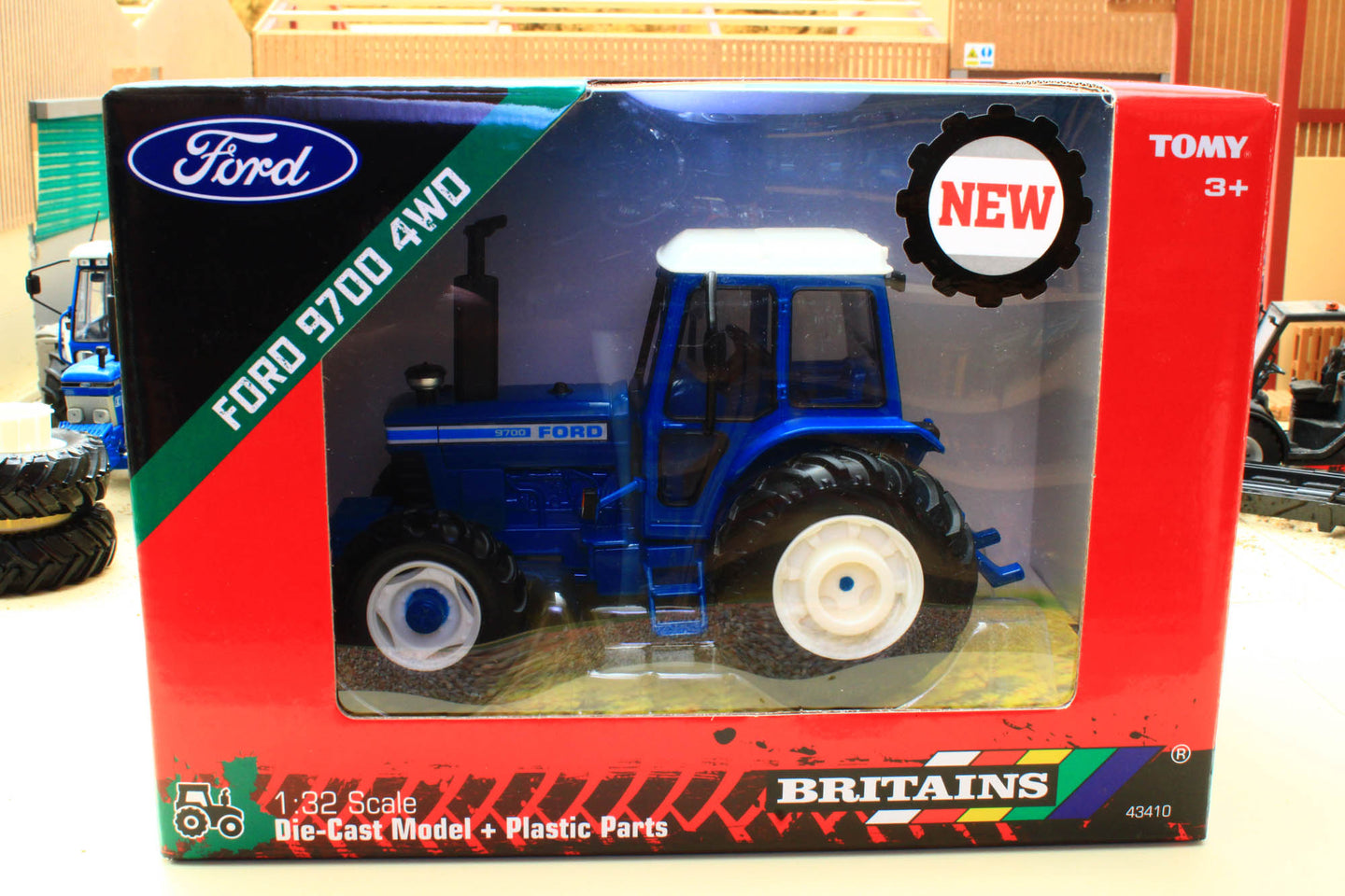 43409 Britains Ford 8700 4WD Special Edition in Blue Box not 100% No 1