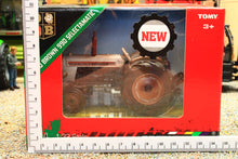 Load image into Gallery viewer, Weathered Britains David Brown 990 Selectamatic 2WD tractor model in retail packaging, a 1:32 scale collectible agricultural model for enthusiasts aged 14 and over