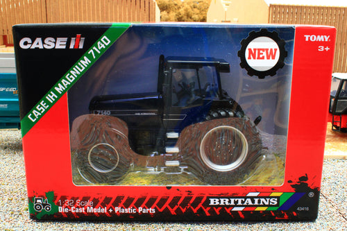 43416BL Britains Case IH Magnum 7140 1:32 Scale Black Limited Edition 501pcs