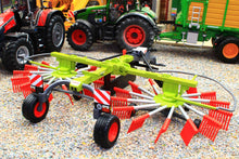 Load image into Gallery viewer, 43427 Britains Claas Liner 2900 Double Rotor Swath Rake