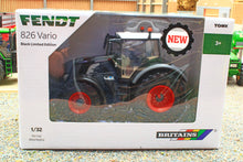 Load image into Gallery viewer, 43432 Britains Fendt Vario 826 Black Limited Edition