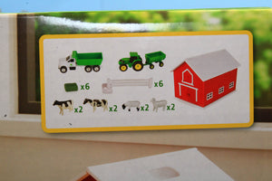 47333 Britains 1:64 scale John Deere Playset with Red Barn