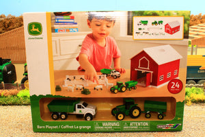 47333 Britains 1:64 scale John Deere Playset with Red Barn