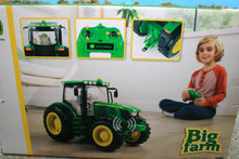 Load image into Gallery viewer, 47486 Britains 1:16th Scale Big Farm John Deere 6190R Radio Controlled Tractor