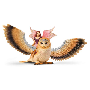 SL70789 Schleich Fairy in Flight on Glam-Owl