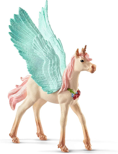 SL70575 Schleich Decorated unicorn Pegasus, foal