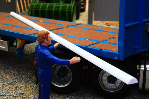 90887 Plastruct Half Round Rod 6.4mm x 3mm x 255mm