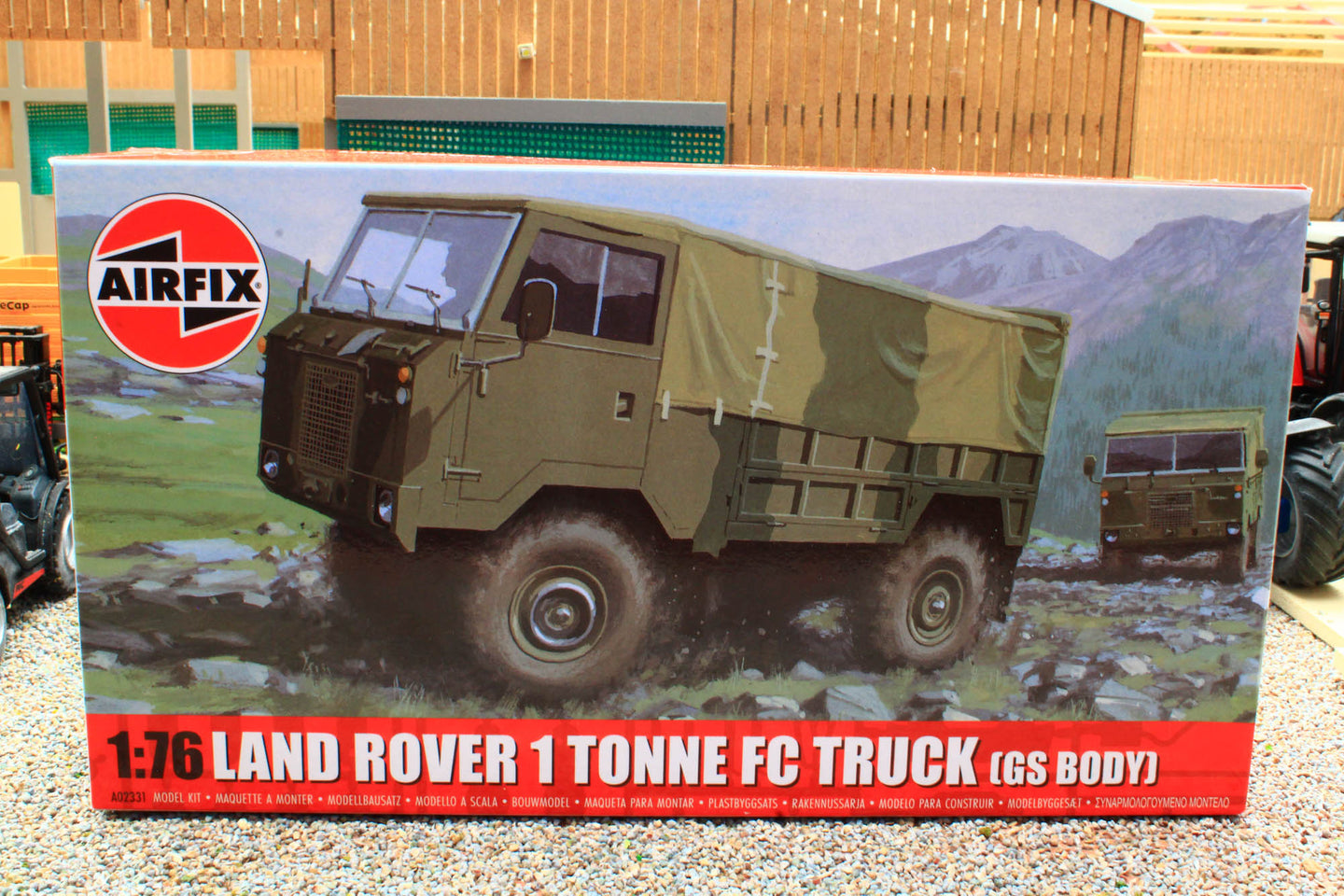 AIR02331 Airfix 1:76 Scale Land Rover Forward Control 1 Tonne GS Body Kit