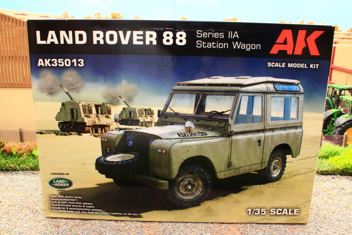 35 Scale Land Rover AKI35013 AK 1:35 Scale land Rover 88 Series IIA Station Wagon Kit NEW ...