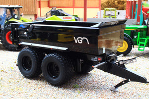 AT3200147 AT Collections 1:32 Scale VGM Rocky 24 Sand Tipper Trailer Black Limited Edition 750pcs