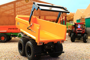 AT3200148 AT Collections 1:32 Scale VGM Rocky 24 Tipper Trailer in Yellow and Black Limited Edition