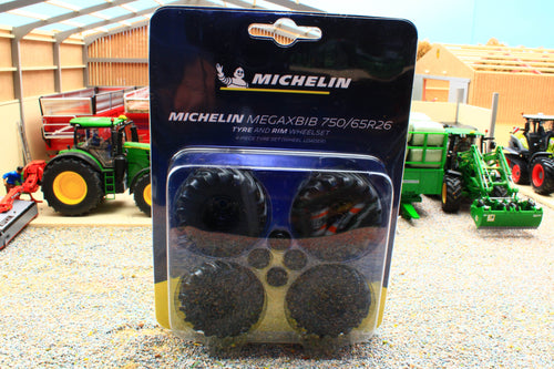 AT3200205 AT Collections Michelin Mega Xbib 750 560 R26 Tyres and Rims Set
