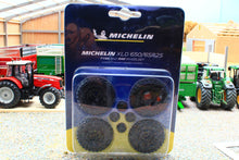 Load image into Gallery viewer, AT3200206 AT COLLECTIONS 1:32 Scale Michelin XLD 650 560 R25 Tyre and Rim Set
