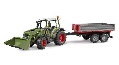 B02182 Bruder Fendt Vario 211 Tractor with Loader and Trailer
