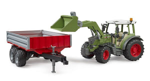B02182 Bruder Fendt Vario 211 Tractor with Loader and Trailer