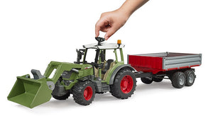 B02182 Bruder Fendt Vario 211 Tractor with Loader and Trailer