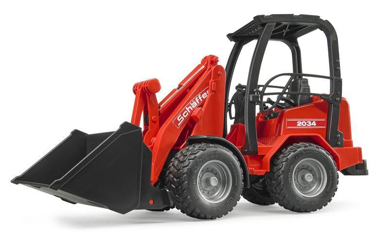 B02190 Bruder Schaffer Compact Loader Tractors And Machinery (1:16 Scale)
