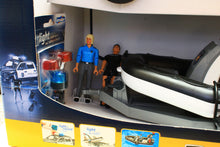 Load image into Gallery viewer, B02507 Bruder RAM 2500 Police Pick-up and Boat with Policeman and Diver BOX NOT 100%