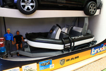 Load image into Gallery viewer, B02507 Bruder RAM 2500 Police Pick-up and Boat with Policeman and Diver BOX NOT 100%