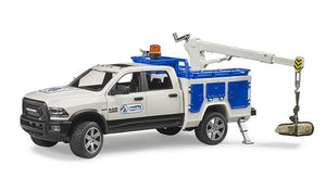 B02509 Bruder AM 2500 service truck with rotating beacon