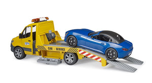 B02675 Bruder Mercedes Benz Sprinter Recovery Truck with Roadster