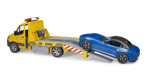 B02675 Bruder Mercedes Benz Sprinter Recovery Truck with Roadster