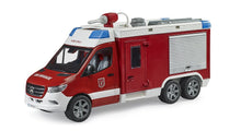Load image into Gallery viewer, B02680 Bruder Mercedes Sprinter Fire Rescue Truck with Light &amp; Sound