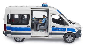 B02683 Bruder Mercedes Benz Sprinter Police emergency vehicle with Light & Sound Module
