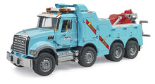Load image into Gallery viewer, B02831 Bruder MACK Granite recovery and towing truck with Light+Sound module
