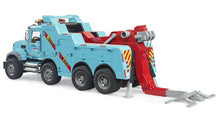 Load image into Gallery viewer, B02831 Bruder MACK Granite recovery and towing truck with Light+Sound module