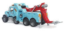 Load image into Gallery viewer, B02831 Bruder MACK Granite recovery and towing truck with Light+Sound module