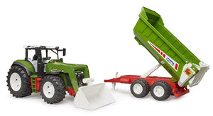 B03452 Bruder Roadmax Tractor with Front Loader and Trailer