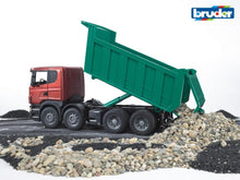 Load image into Gallery viewer, B03550 BRUDER SCANIA R-SERIES TIPPER TRUCK