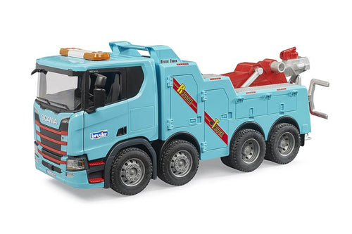 B03553 Bruder Scania Super 560R Recovery and Towing Truck with light and sound module