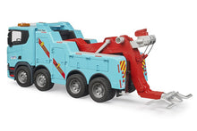 Load image into Gallery viewer, B03553 Bruder Scania Super 560R Recovery and Towing Truck with light and sound module