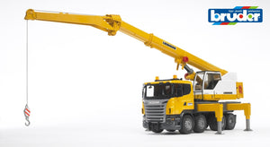 B03570 BRUDER SCANIA R-SERIES TRUCK WITH CRANE