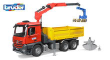 Load image into Gallery viewer, B03651 BRUDER MERCEDES BENZ CONSTRUCTION TRUCK AND CRANE