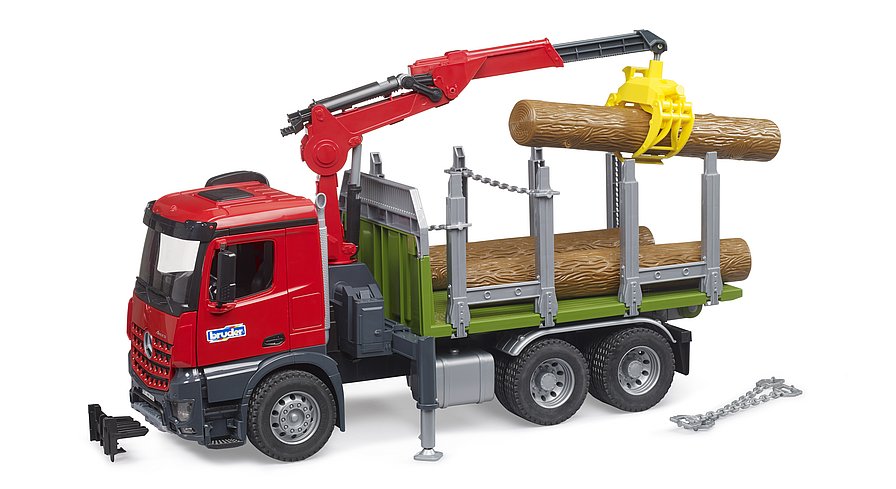 B03669 Bruder Mercedes Benz Timber Truck
